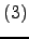 $ (3)$