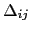 $ \Delta_{ij}$
