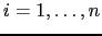$ i=1, \dots, n$