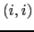 $ (i,i)$