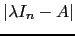 $ \vert\lambda I_n -A\vert$