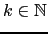 $ k\in {\mathbb{N}}$