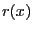 $ r(x)$
