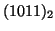 $ (1011)_2$