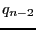 $\displaystyle q_{n-2}$