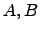 $ A,B$