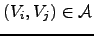$ (V_i,V_j)\in {\cal{A}}$
