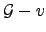$ {\cal{G}}-v$