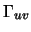 $ \Gamma_{uv}$