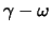$ \gamma-\omega$