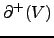 $ \partial^+(V)$