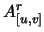 $ A_{[u,v]}^r$