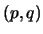 $ (p,q)$