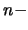 $ n-$