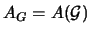 $ A_G=A({\cal{G}})$