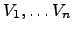 $ V_1,\dots V_n$