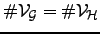 $ \char93  {\cal{V}}_{\cal{G}}= \char93  {\cal{V}}_{\cal{H}}$