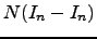 $ N(I_n -I_n)$