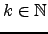 $ k\in {\mathbb{N}}$