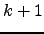 $ k+1$