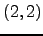 $ (2,2)$