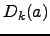 $ D_k(a)$