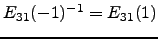 $ E_{31}(-1)^{-1}=E_{31}(1)$