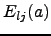 $ E_{lj}(a)$