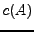 $ c(A)$