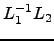 $ L_1^{-1}L_2$