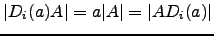 $ \vert D_i(a)A\vert=a\vert A\vert=\vert AD_i(a)\vert$