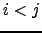 $ i<j$