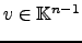$ v \in {\mathbb{K}}^{n-1}$
