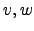 $ v,w$