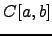 $ C[a,b]$