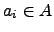 $ a_i \in A$