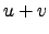 $ u+v$