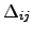 $ \Delta_{ij}$