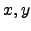 $ x,y$