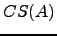 $ CS(A)$