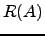 $ R(A)$