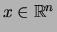 $ x\in {\mathbb{R}}^n$