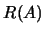 $ R(A)$